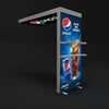 Lightbox Bridge With 2x Shelves | 1m x 2.25m