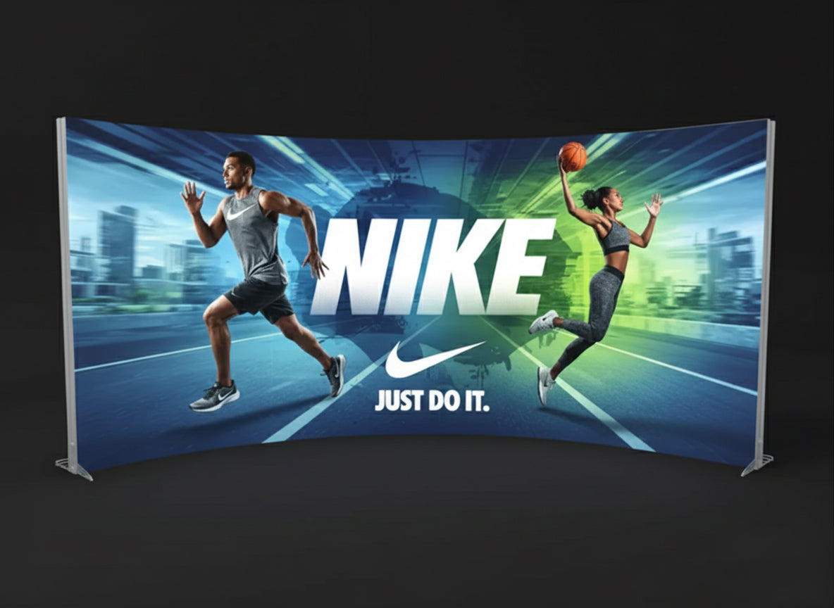 5m Curved Lightbox – Lightbox Displays